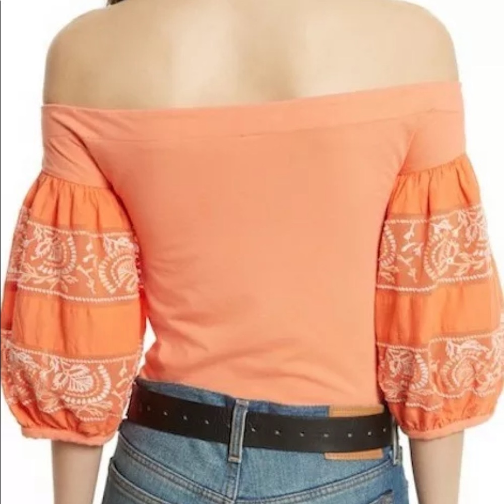 New Free People Rock With IT XS Off-Shoulder Top - Picture 2 of 9